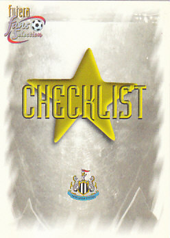 Checklist Newcastle United 1999 Futera Fans' Selection #99